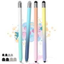 Stylus Pens For Touch Screens (4Pcs), 2 In 1 Universal Stylus Pen For Ipad, High - £10.16 GBP