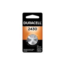 Duracell 2430 3V Lithium Battery, 1 Count Pack, Lithium Coin Battery for Medical - $7.04