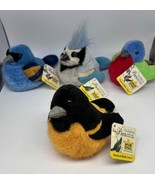 4  Audubon Wild Republic Plush Stuffed Birds BACKYARD BIRDS Lot- No Sound - $16.82