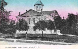Davison County Court House Mitchell South Dakota 1910c postcard - £5.51 GBP