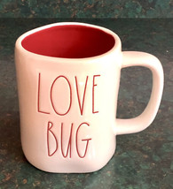 Rae Dunn “Love Bug” Mug - Magenta Lettering &amp; Interior. Pre Owned Unused Cond. - £16.93 GBP