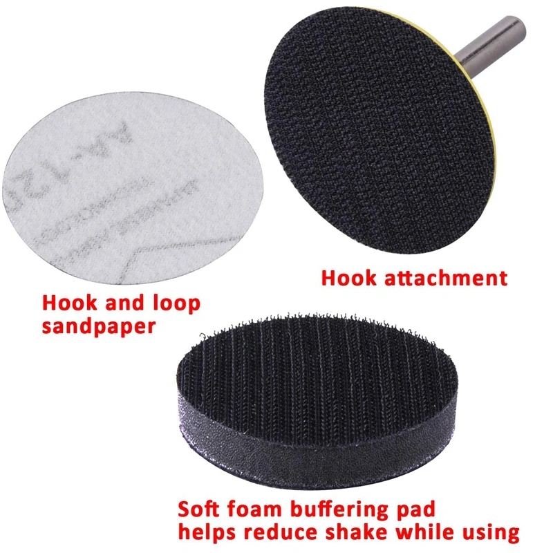 10pcs/Set 4 Inch 100mm Sanding Discs Hook Loop Sandpaper asive sand sheets 40/40 - £132.74 GBP