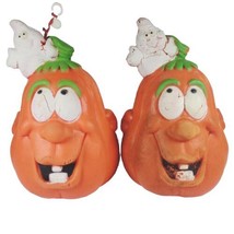 Vintage Dan Dee Foam Jack-o’-Lantern Head Lot Squishy 80s Halloween Decorations  - £12.77 GBP