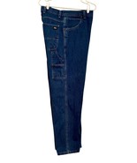 Key Carpenter Jeans Mens Blue Side Pockets Rugged Workwear Denim Pants 3... - $276.80 MXN
