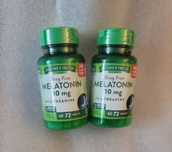 Nature&#39;s Truth Maximum Strength Melatonin 10 mg - 72 ea (Pack of 2) Exp.... - £13.88 GBP