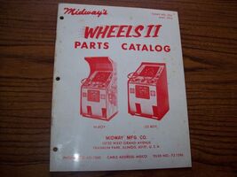WHEELS II ORIGINAL VIDEO GAME PARTS CATALOG 1975 Repair Service Book - $26.72