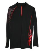 Spyder Men&#39;s Size XL Black Red 1/4 Zip Performance Pullover Shirt Active... - £17.76 GBP