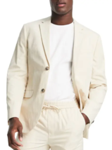 Nordstrom Rack Tan Notch Lapel Linen Suit Jacket Size 40R $325 - £39.87 GBP