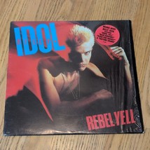 In Shrink W/ Hype Billy Idol “Rebel Yell” 1983 Vinyl Chrysalis Records w... - $44.99