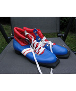 Vintage Soviet USSR BOTAS Genuine Leather Ski Boots Unisex  EU 42 Size NOS - $89.42 CAD