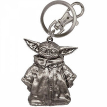 Star Wars Grogu The Child from The Mandalorian Keychain Silver - $15.98