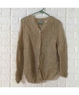 Vtg The May Company mohair wool knit cardigan size 40 handmade in Italy - £56.64 GBP