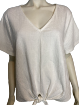 J.Crew Women&#39;s Textured Knit Short Sleeve Top White 3X - £21.20 GBP