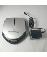 Sony D-E301 Discman Walkman ESP AVLS Mega Bass Portable CD Player with plug - $11.64