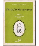 Vintage Salada Foods What Your Hands Tell Party Fun For Everyone 32 Pages - £11.76 GBP