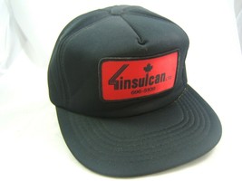 Insulcan Ltd Patch Hat Vintage Red Black Snapback Baseball Cap - £18.06 GBP
