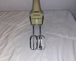 Vintage Mixer Sunbeam Green Mixmaster Hand Original Model H Beater Eject... - $19.99