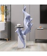 Luxury Fish Floor Tray Table  Large Resin Goldfish Side Table for Moder... - $899.00