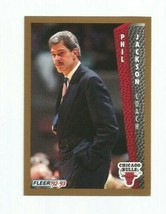 Phil Jackson (Chicago Bulls) 1992-93 Fleer Basketball Card #31 - £3.98 GBP