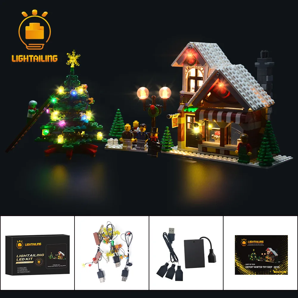 Lightailing Led Light Up Kit For 10249 Christmas Winter Toy Store Building - £73.36 GBP