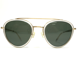 SEE Sunglasses 5347 POLAR C7 Clear Brushed Gold with Green Lenses 53-22-145 - £37.19 GBP