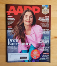 Drew Barrymore AARP The Magazine Feb/Mar 2025   Money, Health, &amp; Living New - $11.62