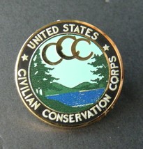 Civilian Conservation Corps Lapel Pin Badge 1 inch - £4.58 GBP