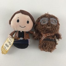 Hallmark Itty Bittys Star Wars Special Edition Han Solo Chewbacca 5&quot; Plush Set - £17.37 GBP