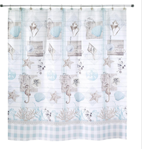 Avanti Linens - Fabric Shower Curtain, Farmhouse Inspired Bathroom Acces... - £19.99 GBP