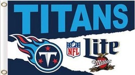 Tennessee Titans Lite Flag 3X5 Ft Polyester - £12.32 GBP