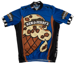 Vintage Pearl Izumi Cycling Jersey Shirt Ben and Jerry’s Men’s Medium It... - $35.99