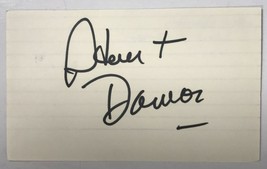 Stuart Damon (d. 2021) Signed Autographed Vintage 3x5 Index Card - $14.99