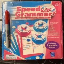 SPEED GRAMMAR GAME by Educational Insights -  Includes 3 Grammar Games - $12.75