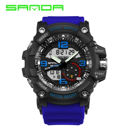Sanda  Watch Men 2020 Clock Male Led Digital Wrist  Men&#39;s   Digital-watc... - £93.83 GBP