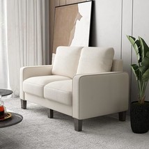 53&quot;, Modern Furniture Loveseat Couches, Linen Fabric Tufted Love Seat So... - $505.99