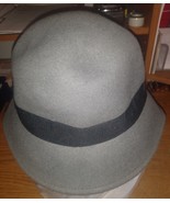 Women&#39;s Derby Bowler Type Bucket Grey Hat One Size Lana Exclusive - £3.93 GBP