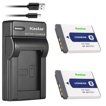 Kastar Battery (X2) &amp; Slim USB Charger for Sony NP-BD1, NP-FD1, BC-CSD and Cyber - £22.77 GBP