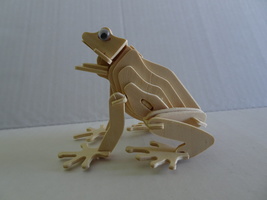 Frog 3D - Jigsaw Woodcraft Wooden Puzzle - Assembled - £7.99 GBP