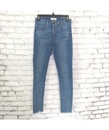 Loft Jeans Womens 24/00 Modern Skinny Slim Pockets Raw Hem Demin Actual 27 - £19.65 GBP