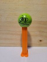 PEZ Funky Faces- Squiggle face Green Head Slovenia Orange Stem Feet Clean  - $7.36