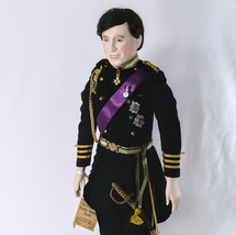 Margaret Anne Prince Charles Figurine Prince of Wales # 260 22&quot; Tall Vin... - $89.99