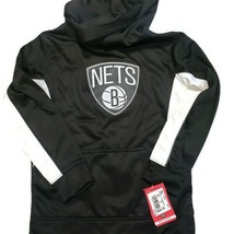 NBA Brooklyn Nets Youth Kids Pullover Hoodie Black Boys Size XS (4/5) S (6/7) - £10.17 GBP