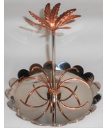 MEPRA - INOX 18/10 Chrome/Copper PALM TREE TRAY Made in Italy - $178.19