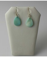 Blue Shell Hook Earrings 11/4&quot; Long - $294.43 MXN