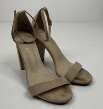 Lulus Taylor women’s size 7.5 faux suede high heel shoes i1 - $11.95
