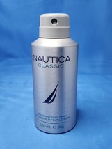 Nautica Deodorant Spray Classic 5.0 oz for Men 150 ml Silver Bottle New - £6.06 GBP