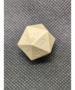 Vintage Gamescience Light Yellow D20 (0-9) Twice Dice - $633.66 MXN