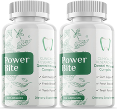 2 - Power Bite Oral Probiotic - Dietary Supplement Pills for Teeth &amp; Gum... - £54.92 GBP
