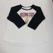 Arizona State University RN#13326 Men's White Raglan Cotton T-Shirt Size 2XL image 11