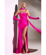 Luxury satin gown, with strapless sweetheart bodice, fitted for prom &amp; e... - £143.10 GBP